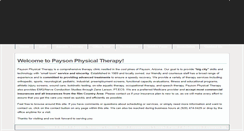 Desktop Screenshot of paysonphysicaltherapy.com